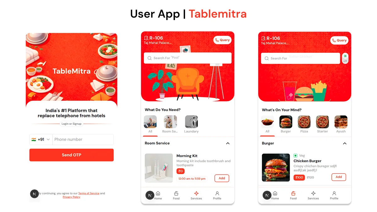 TableMitra Guest Interface
